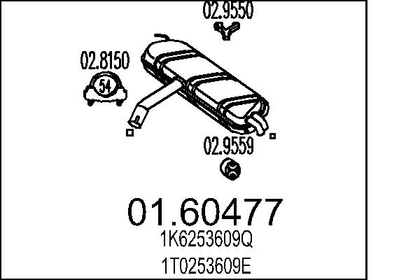 1T0 253 609 E