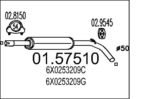 6X0253209G