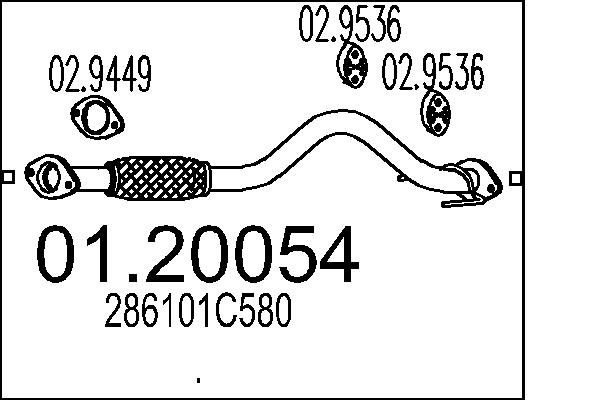 286101C580