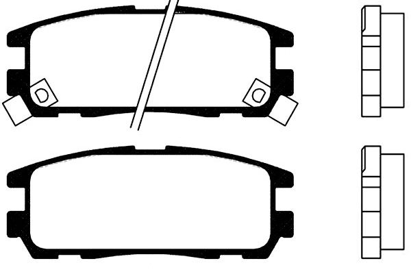 Колодки тормозные пер *IKS* BMW 1 3 4 F20 F30 10- | OEM-> 34116850568 / TRW-> GDB1934