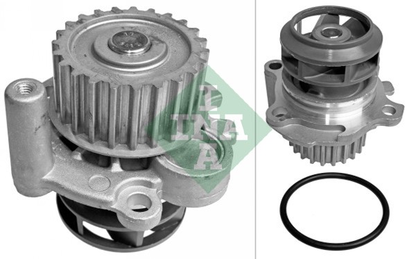 Водяной Насос * ina * W/A 1,8T(96--)|OEM->068121011E/Dolz->A186/A211/Met->24-0947/HEPU->P547