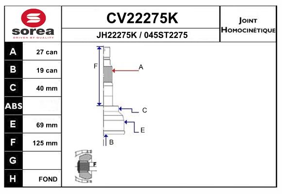 CV22275K