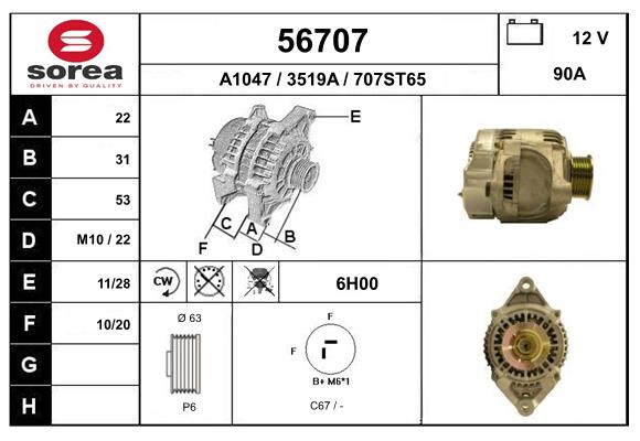 56707