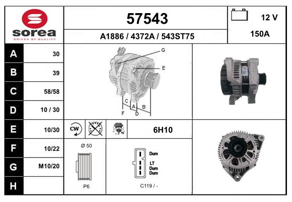 57543