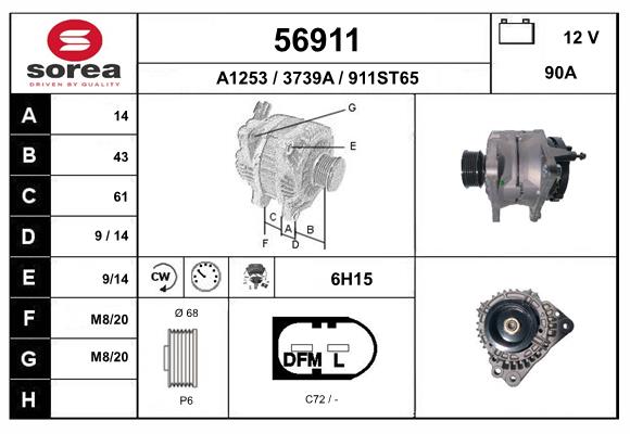 56911