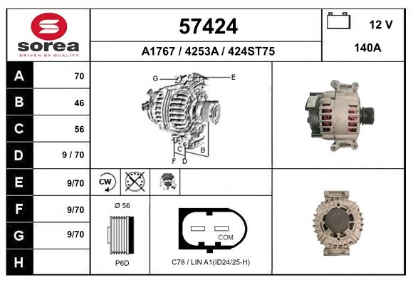57424