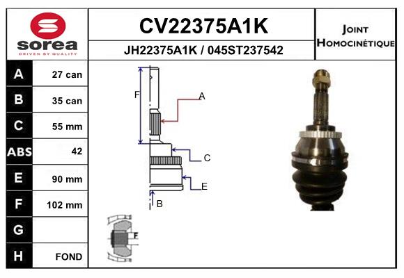 CV22375A1K