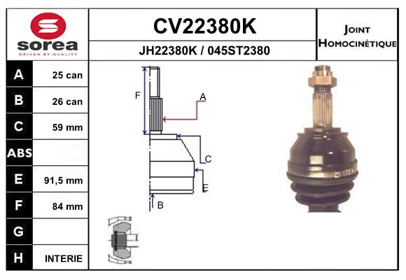 CV22380K