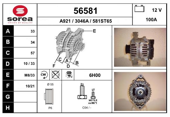 56581