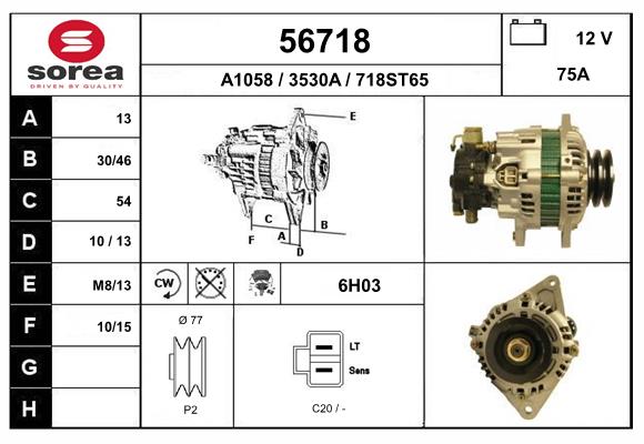 56718