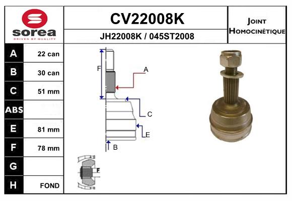 CV22008K