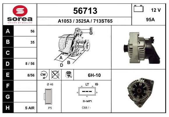 56713