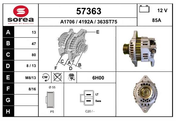 57363