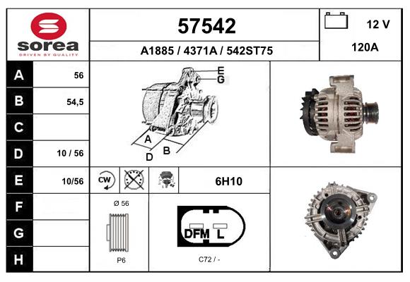 57542