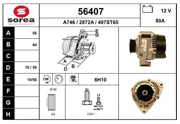 56407
