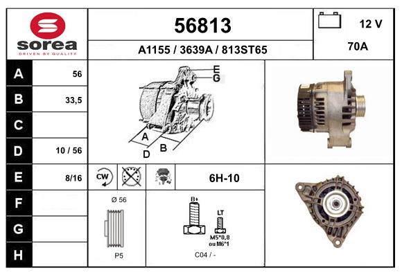 56813