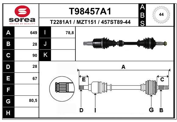 T98457A1