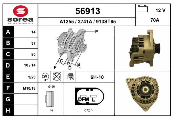 56913