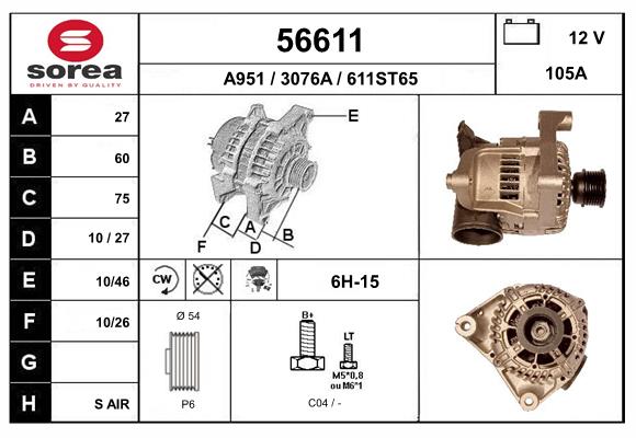 56611