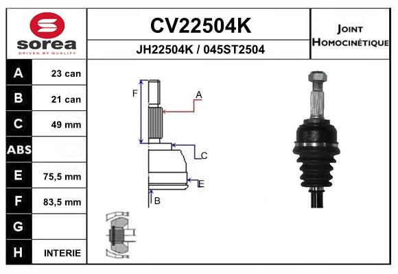 CV22504K