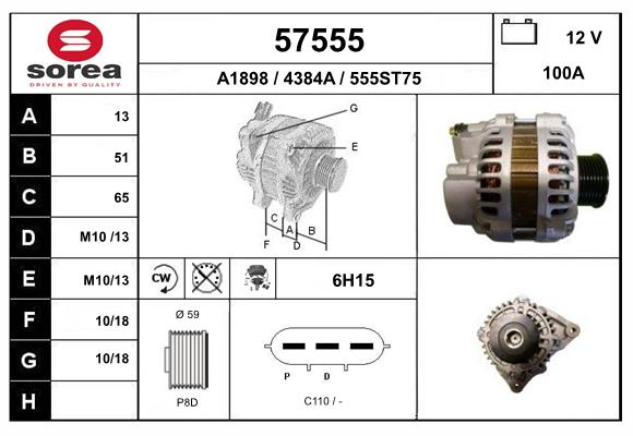 57555