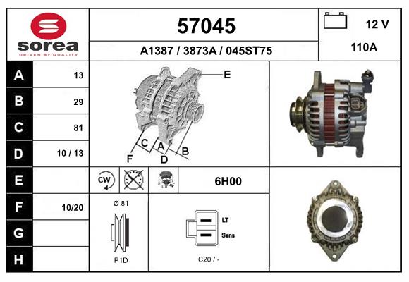 57045