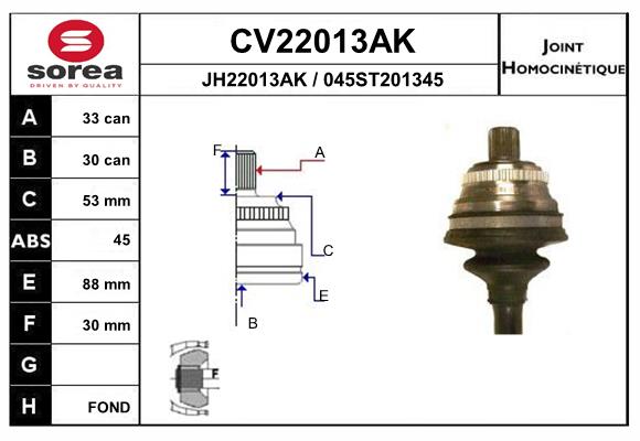 CV22013AK