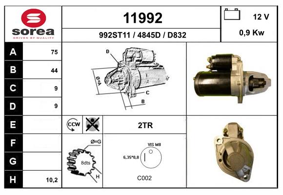 11992