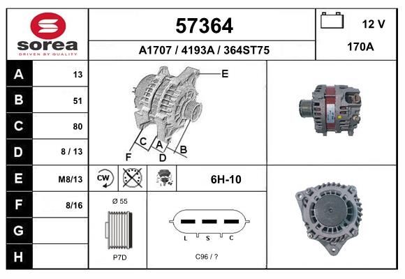 57364