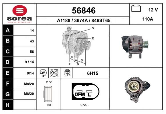 56846