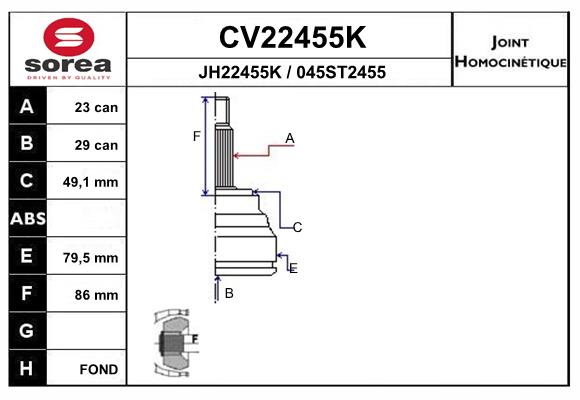CV22455K
