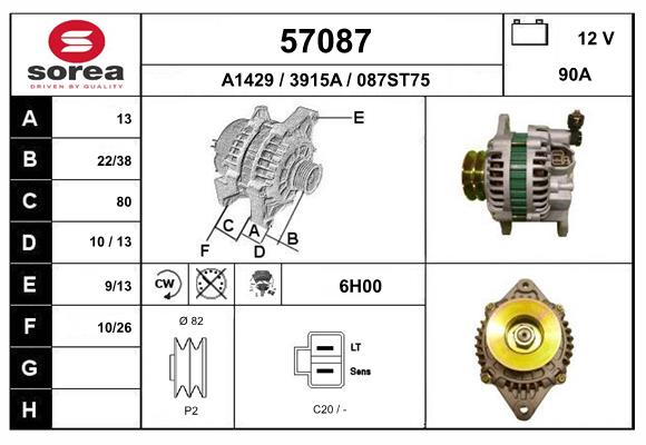 57087