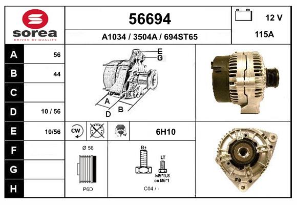 56694