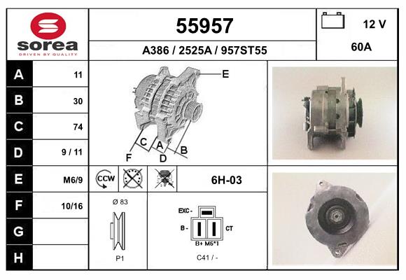 55957