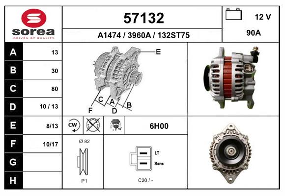 57132
