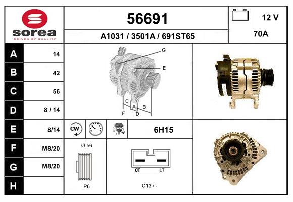 56691