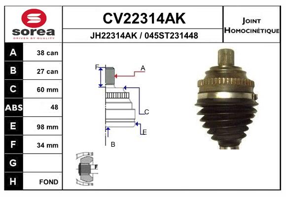 CV22314AK