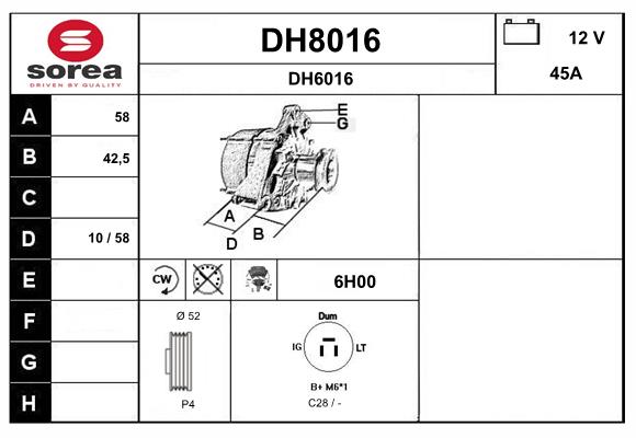 DH8016