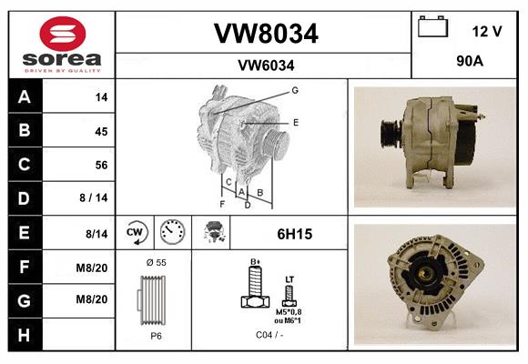 VW8034