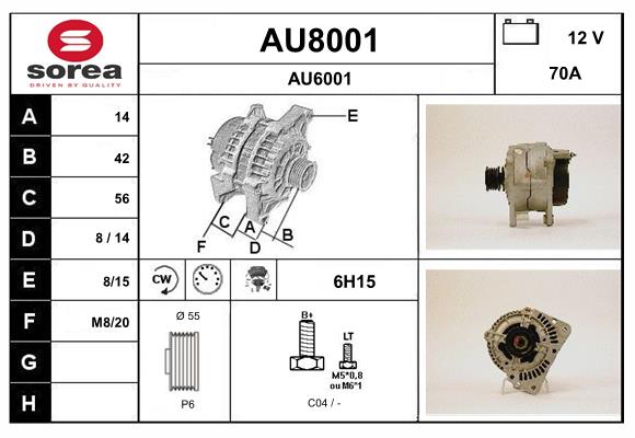 AU8001