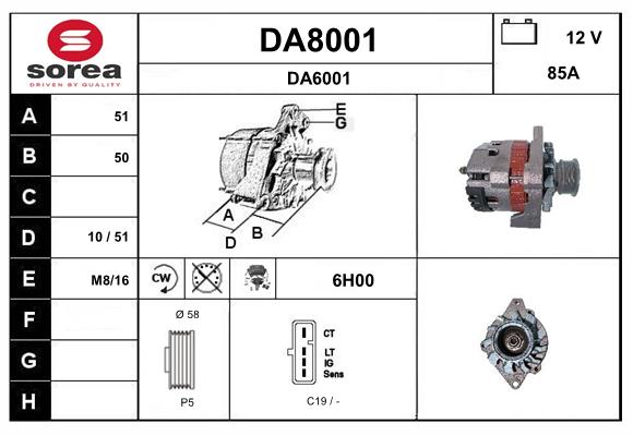 DA8001