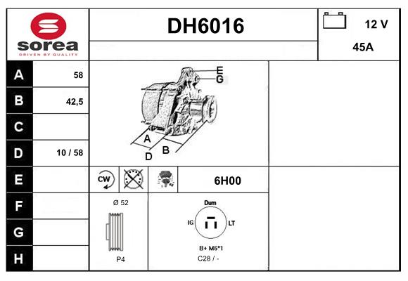 DH6016