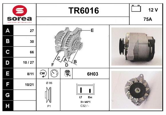 TR6016