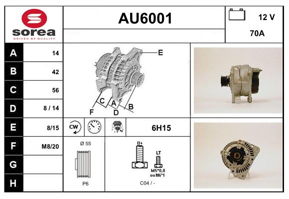 AU6001