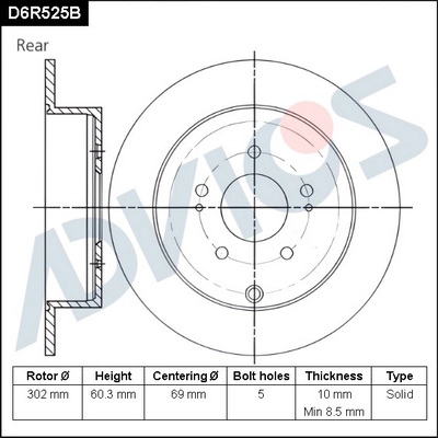 D6R525B