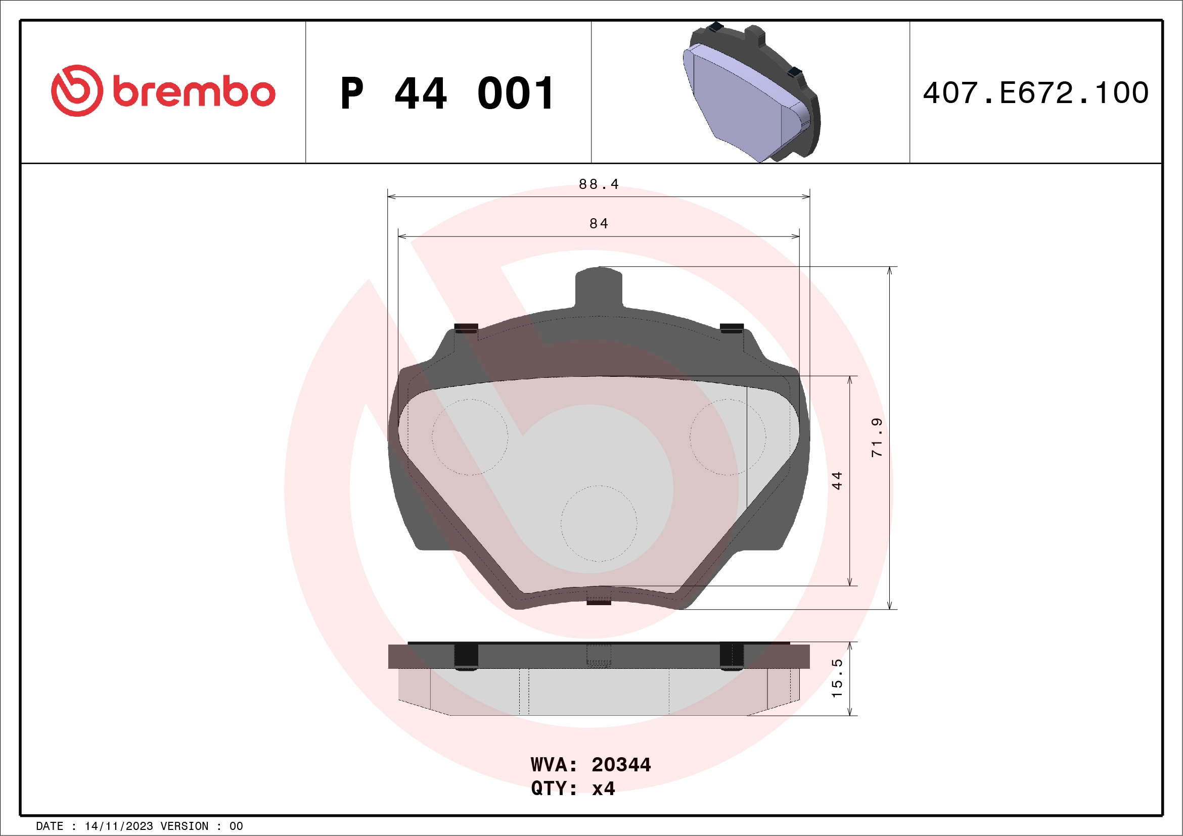 P 44 001