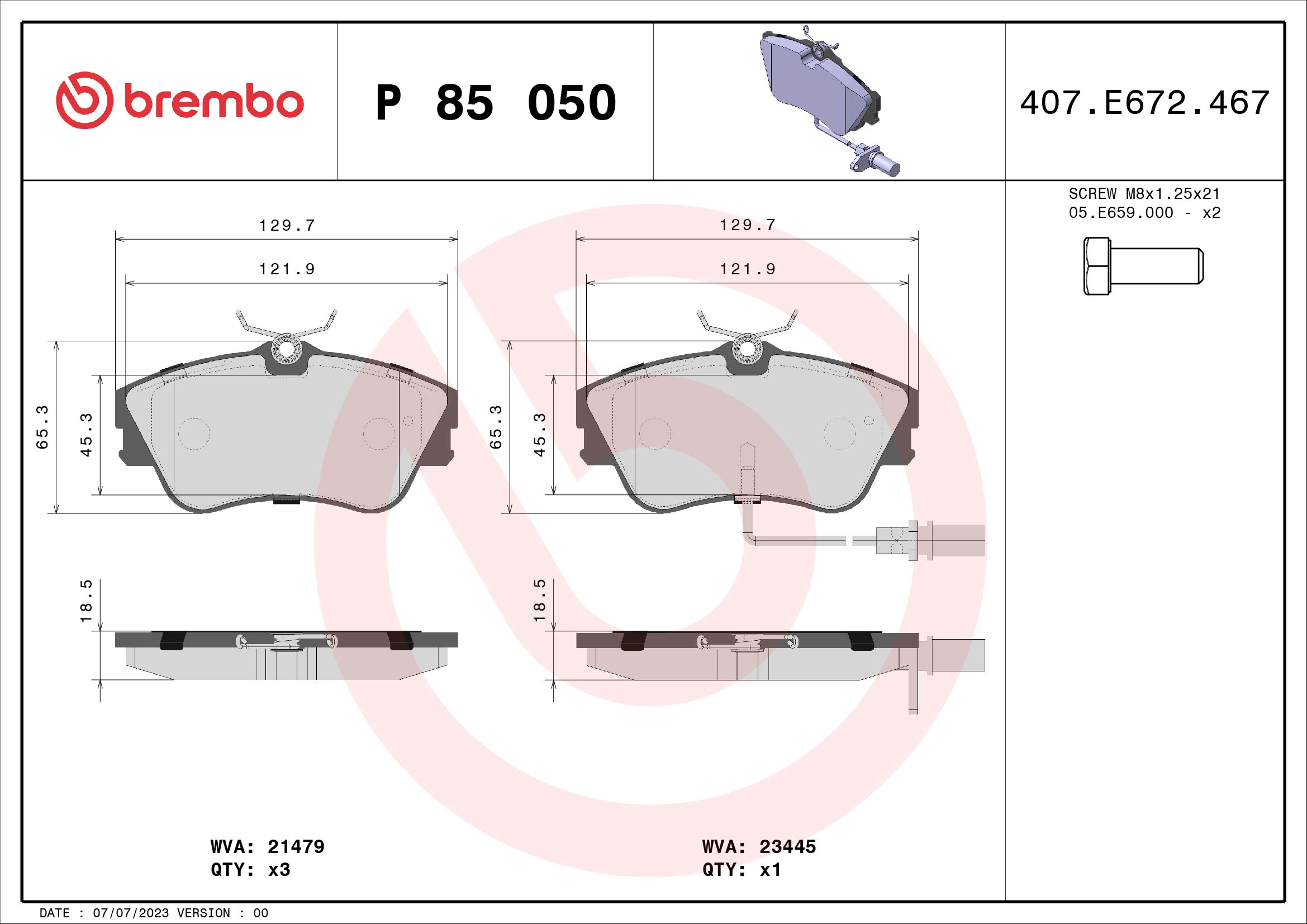 P 85 050