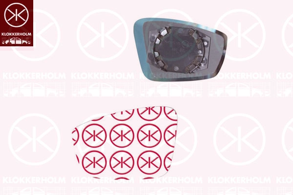 Зеркальное стекло, наружн. зерк. (R) *KLOKKERHOLM* VAG | 95161062 / 6RU 857 522